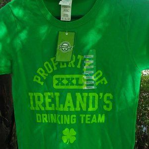 S Lady Green "Property of Ireland's Drinking Team"